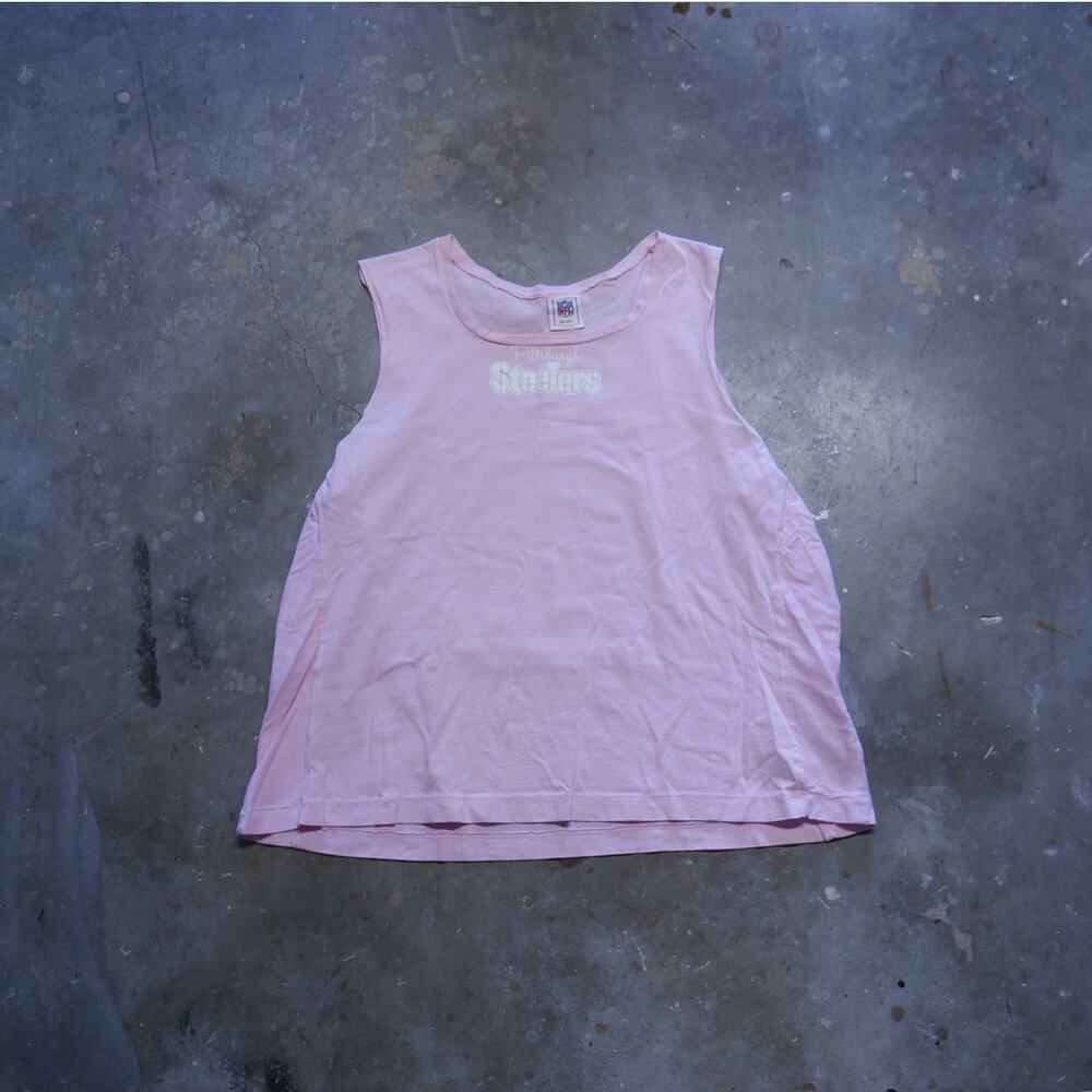 Vintage 2000s Pittsburgh Steelers NFL For Her Pink Tank‎ Top